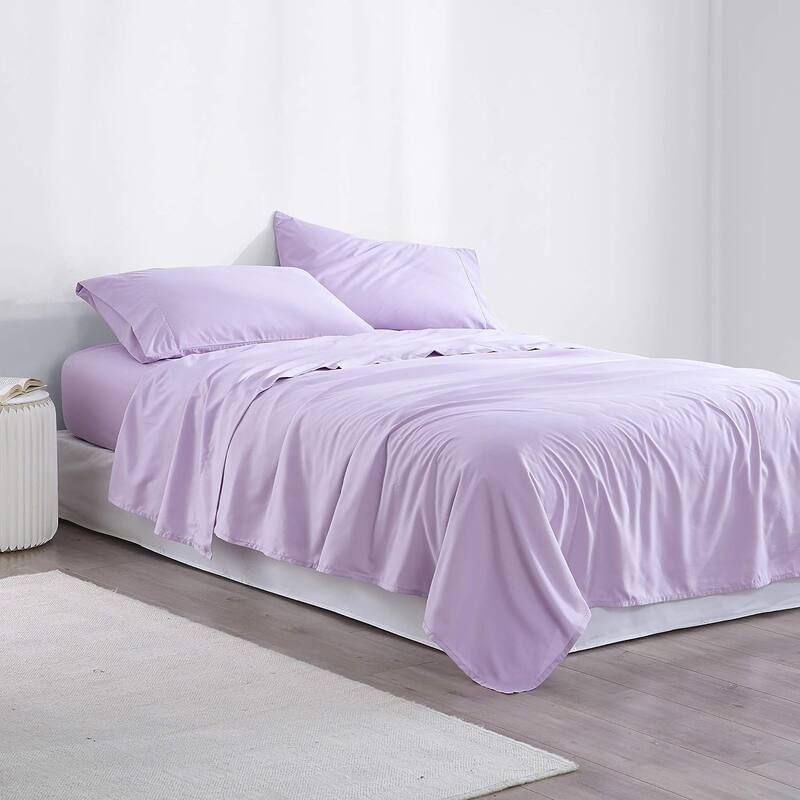 Supersoft Microfiber Bed Sheet Set - Orchid - Twin XL