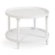 preview thumbnail 14 of 28, Kate and Laurel Bellport Round Wood Coffee Table 28x28 - White