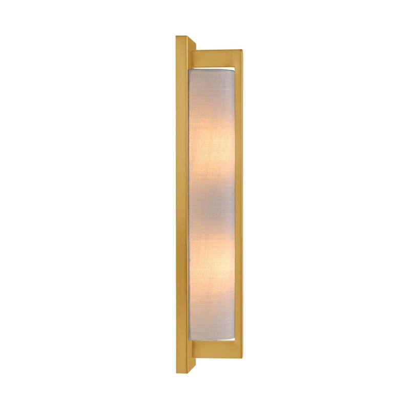 Newell 2-Light Wall Sconce in Warm Brass