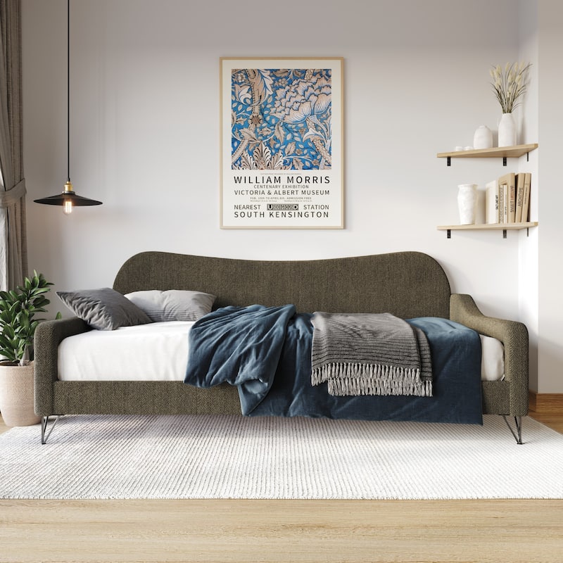 Natty Upholstered Twin Daybed - Brown