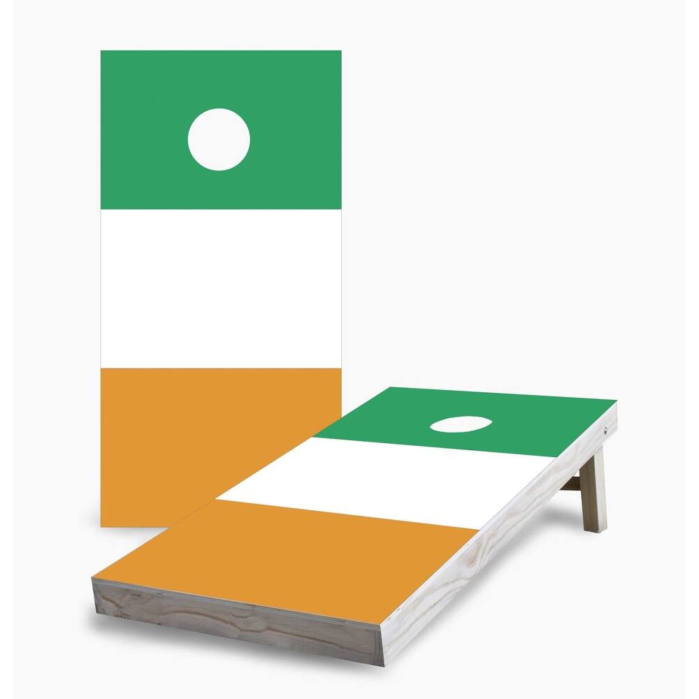 Irish Flag Regulation 2x4 Cornhole Game Set