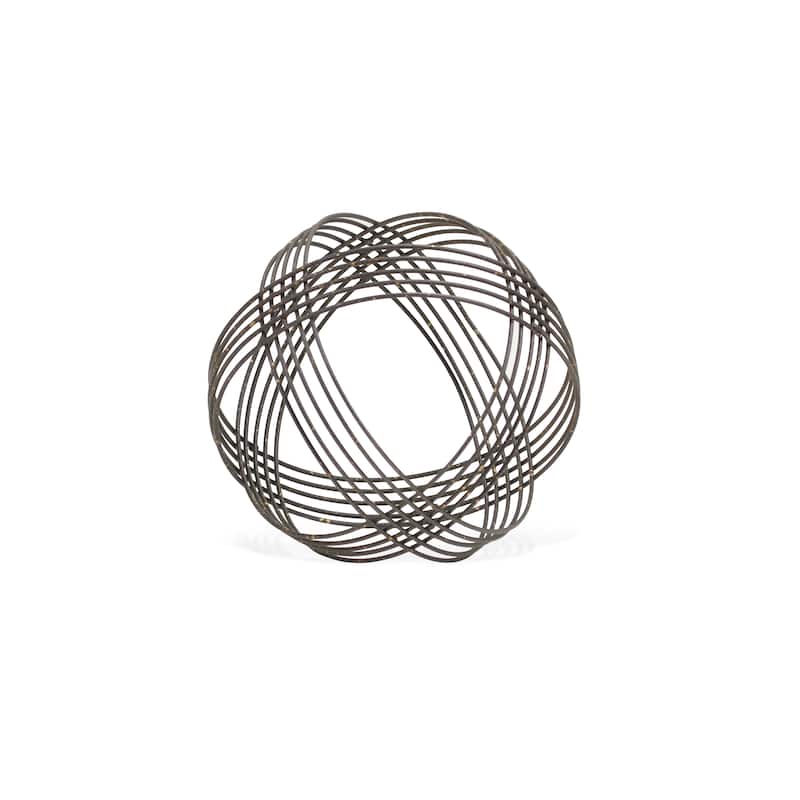 Silver Metal Orb with a 8.25" Diameter