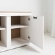 preview thumbnail 11 of 10, Vaibryn White/Warm Brown 60" TV Stand - 60 in