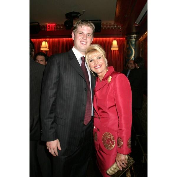 Shop Black Friday Deals On Eric Trump Ivana Trump At Arrivals For Ivana Trump Las Vegas Hotel Casino Launch Party Fizz New York Ny August 17 2005 Photo By Overstock 24416049