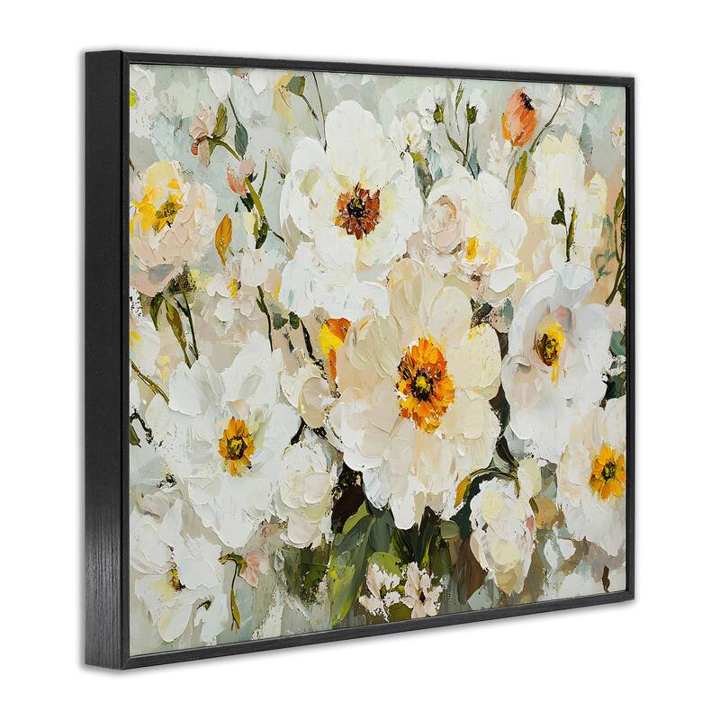 Stupell Porcelain Flowers Bundle Framed Giclee Art Design By Franklyn Gregory