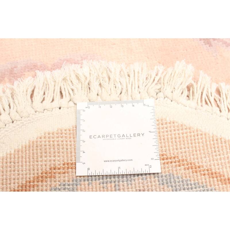 ECARPETGALLERY Hand-knotted Aubusson Tan Wool Rug - 2'3 x 4'6