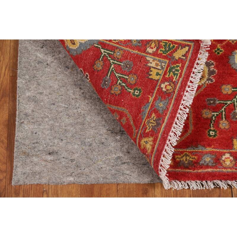Kazak Oriental Foyer Rug Handmade Red Floral Wool Carpet - 2'0" x 3'0"