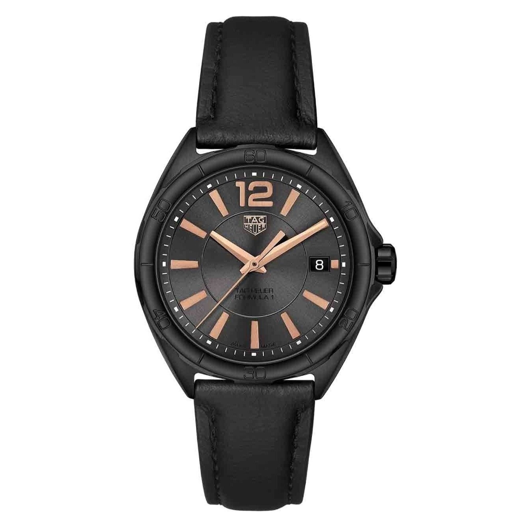 tag heuer formula 1 leather strap