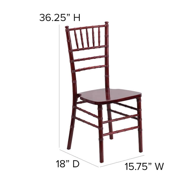 Chiavari Lightweight Wood Chair (Set of 2)