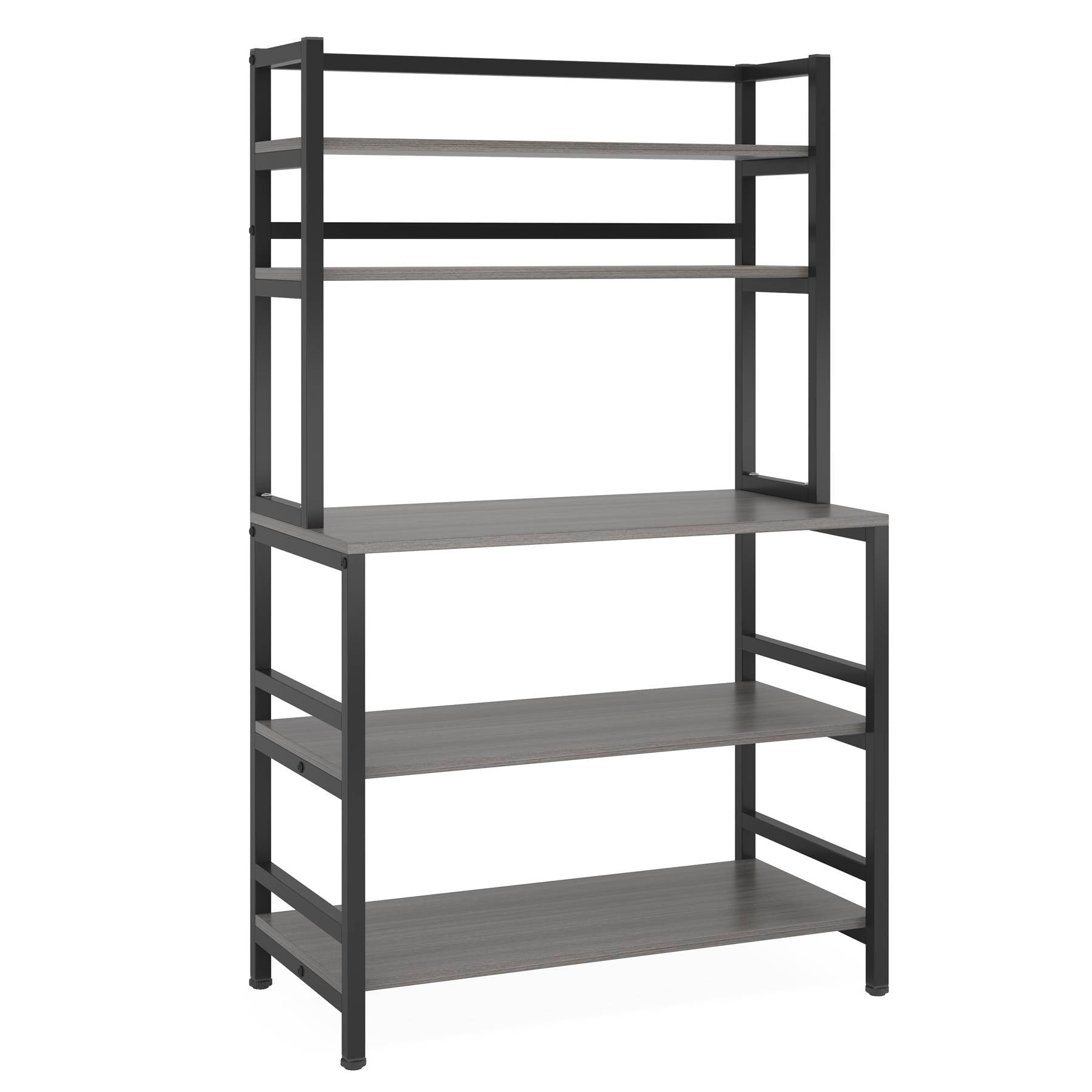 Kitchen Bakers Rack with Storage, 43 inch Microwave Stand 5-Tier Kitchen  Utility Storage Shelf - On Sale - Bed Bath & Beyond - 35464010