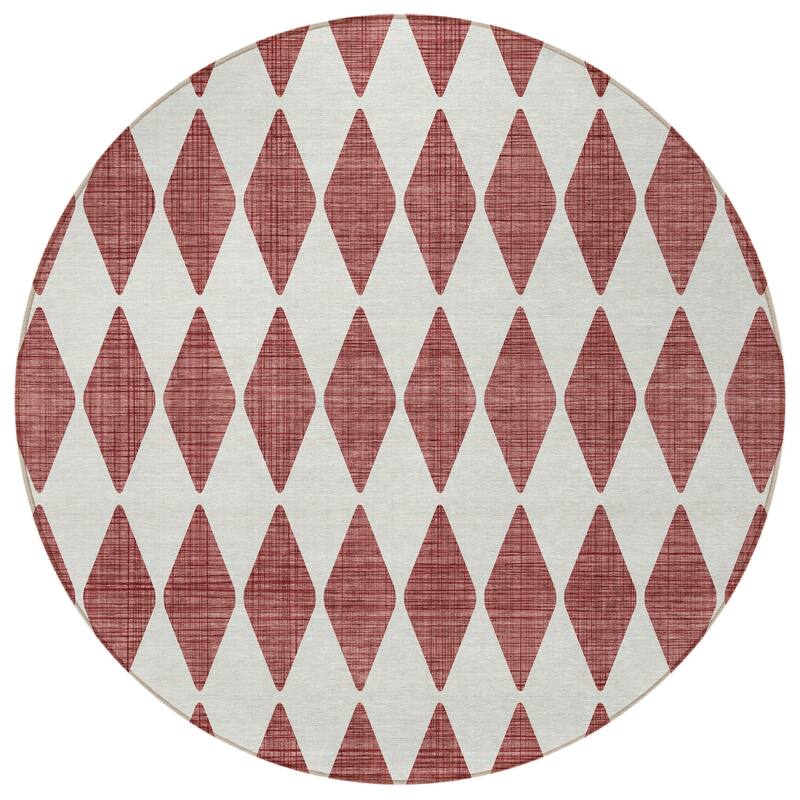 HomeRoots Geometric Transitional Rectangle Outdoor Rug