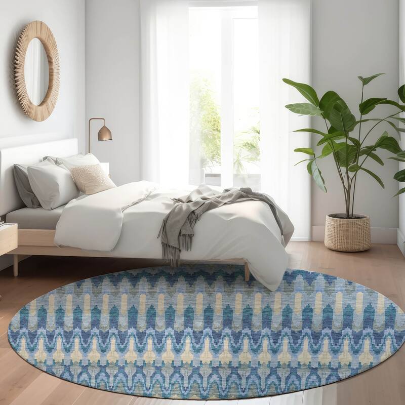 Machine Washable Indoor/ Outdoor Chantille Moroccan Rug