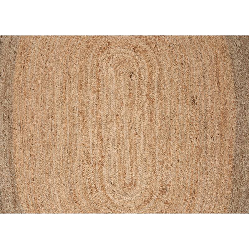 Sevita Braided Organic Jute Farmhouse Area Rug