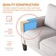 preview thumbnail 22 of 22, Modern Comfortable Living Room Furniture L Shape Sofa with Ottoman in Fabric with High Quality Wood and Durable Metal Legs