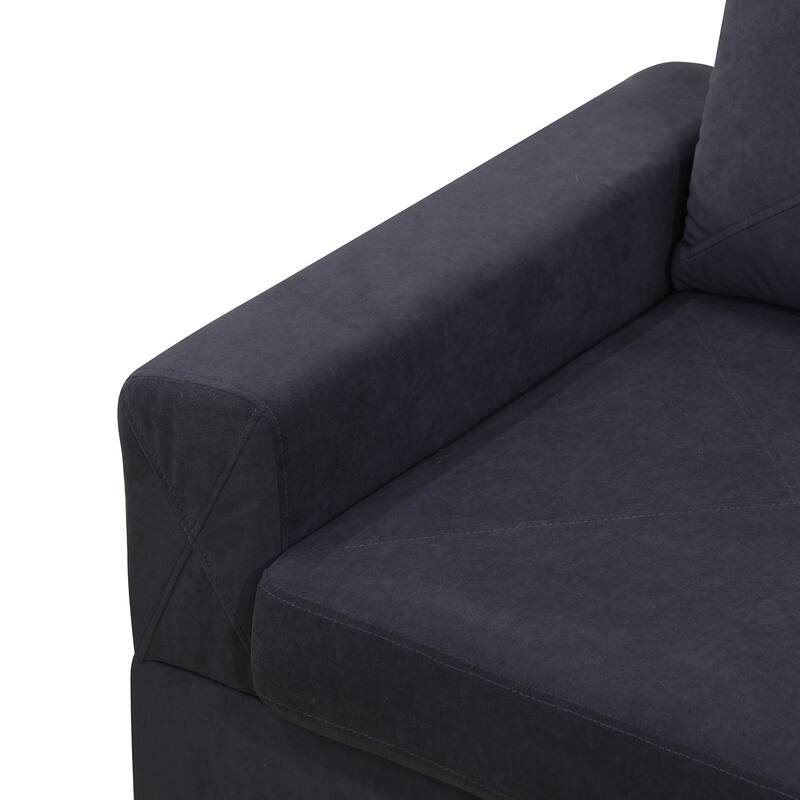 Contemporary 4-Piece L-Shaped Sectional Sofa Set