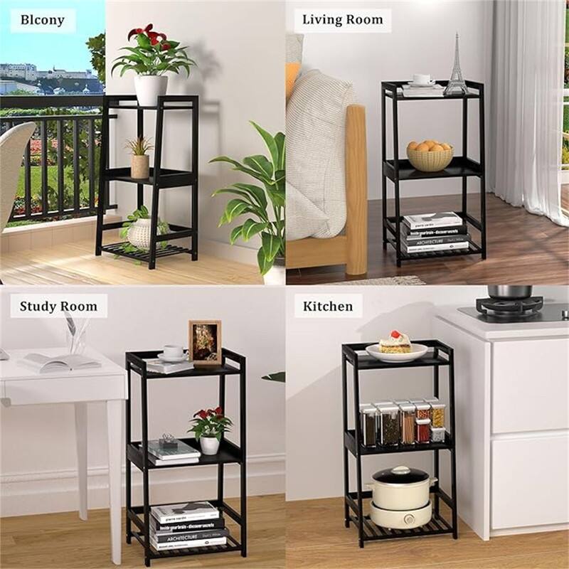 3 Tier Ladder Shelf - 11.8"D x 16.5"W x 31"H