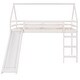 preview thumbnail 6 of 7, Elegant Twin Size Loft Bed with Slide and Sturdy Wood Slats, No Box Spring Needed