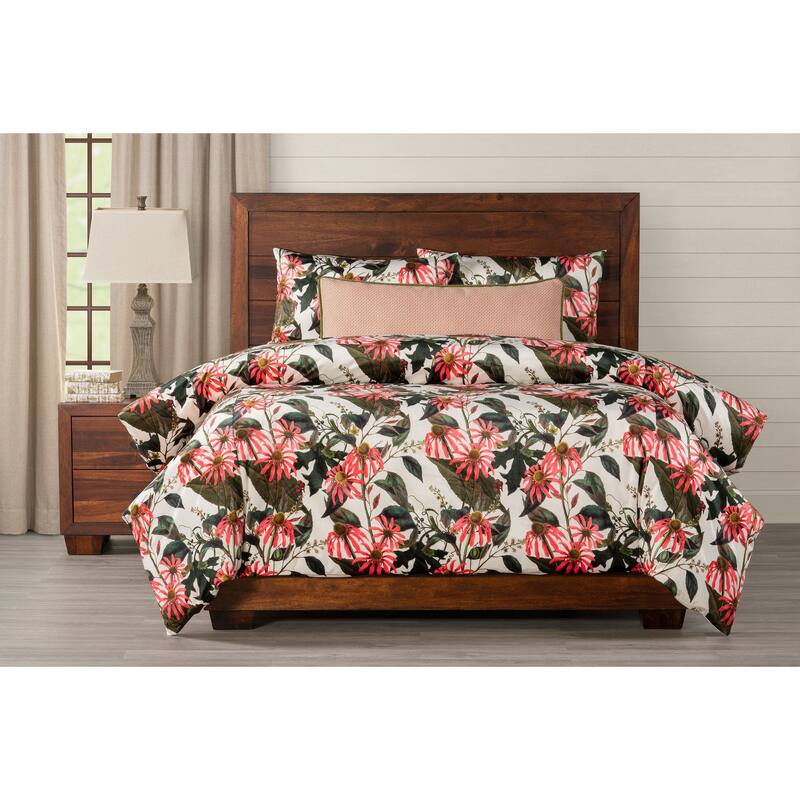 Smithsonian Classic Coneflowers Duvet Set