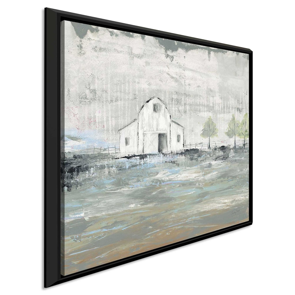 "Iowa Barn I" Print on Floating Canvas