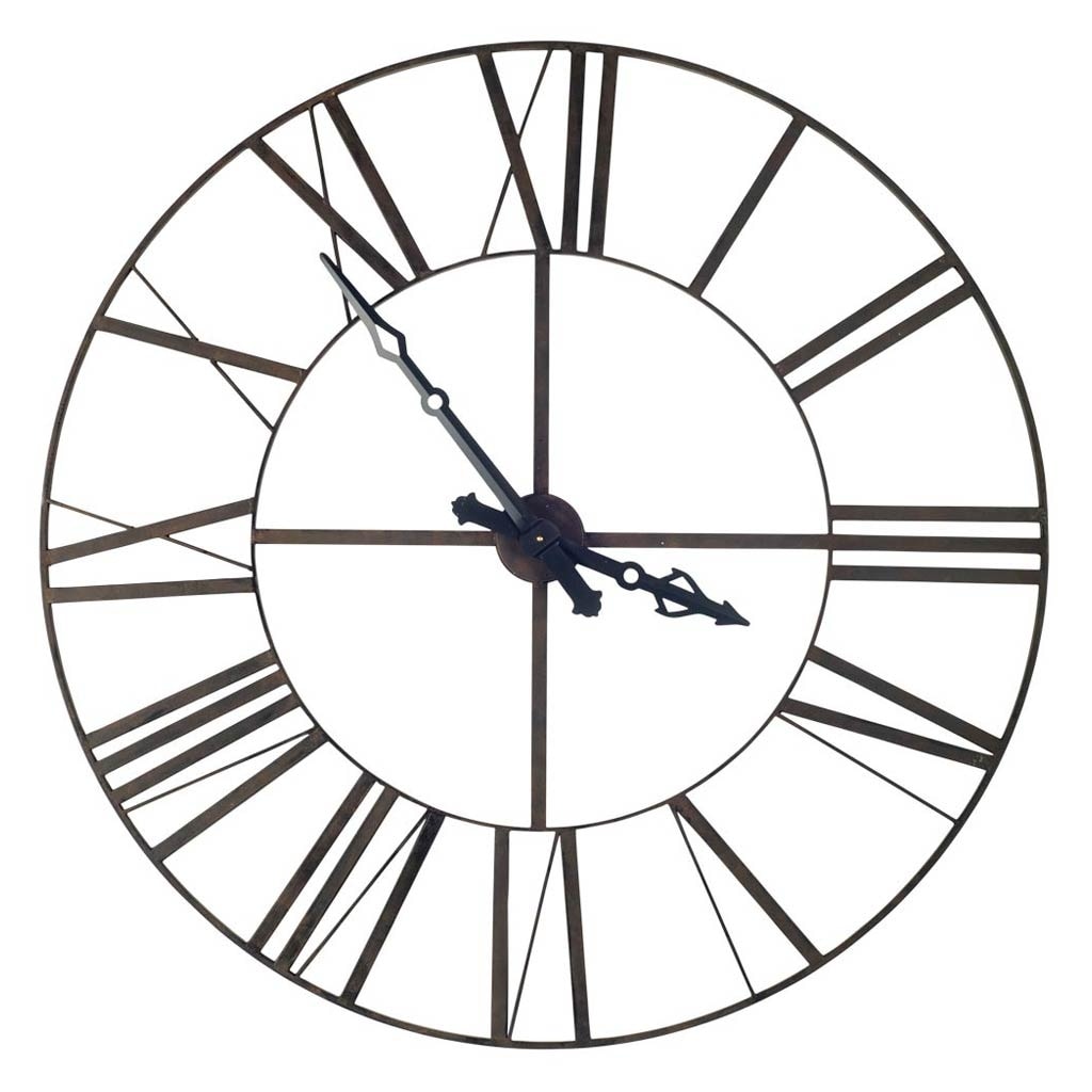 Pender 50" Antiqued Brass Wall Clock - 50"W x 50"H x 3"D