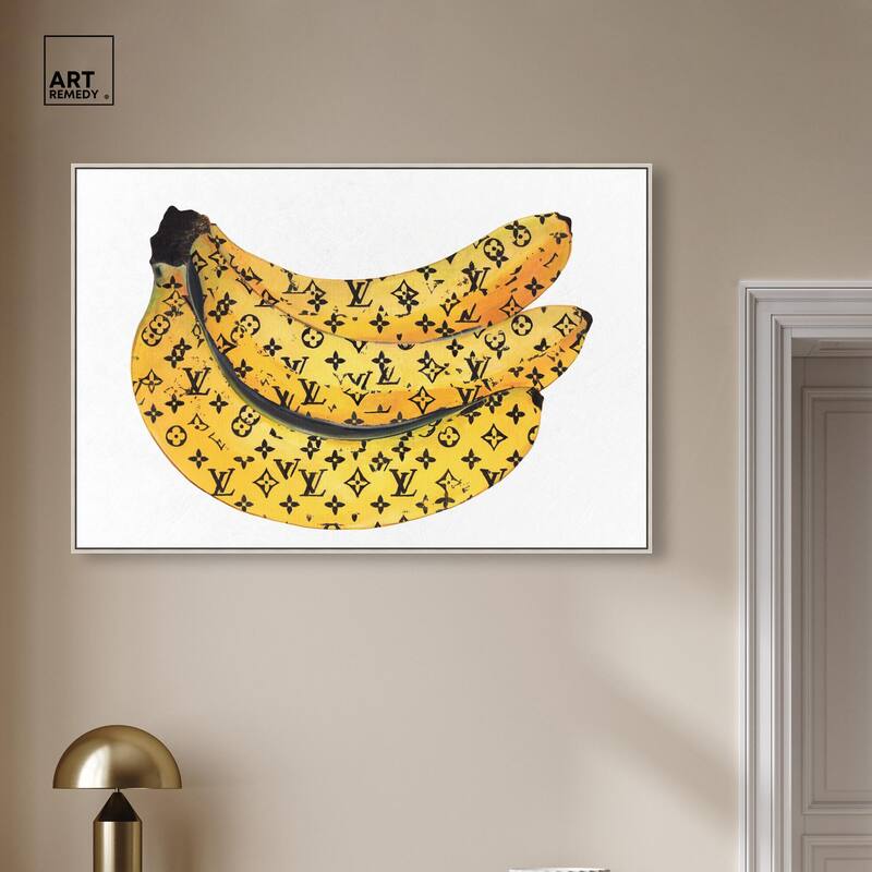 Fashion Bananas Canvas by Art Remedy
