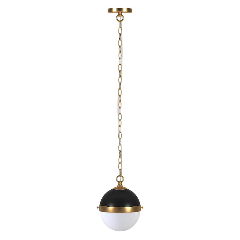 Aurora 9" Wide Pendant with Glass Shade - 9.13" Wide