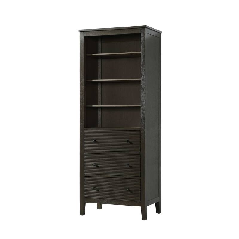 Kensington 16-28 Inch Open Shelving Bath Storage Cabinet
