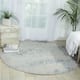 Copper Grove Oxford Floral Area Rug - Blue - 5'6" round