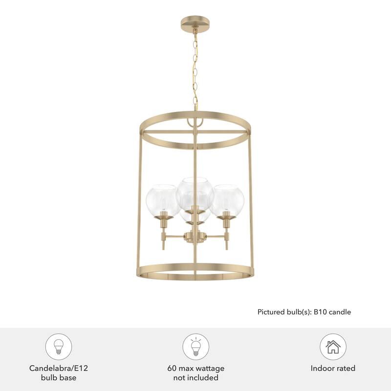 Hunter Xidane Lantern Pendant - Entry, Dining Room - Glam, Contemporary, Lantern