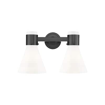 Innovations Lighting 464-2W-10-16 Lawton Cone Vanity Lawton Cone 2