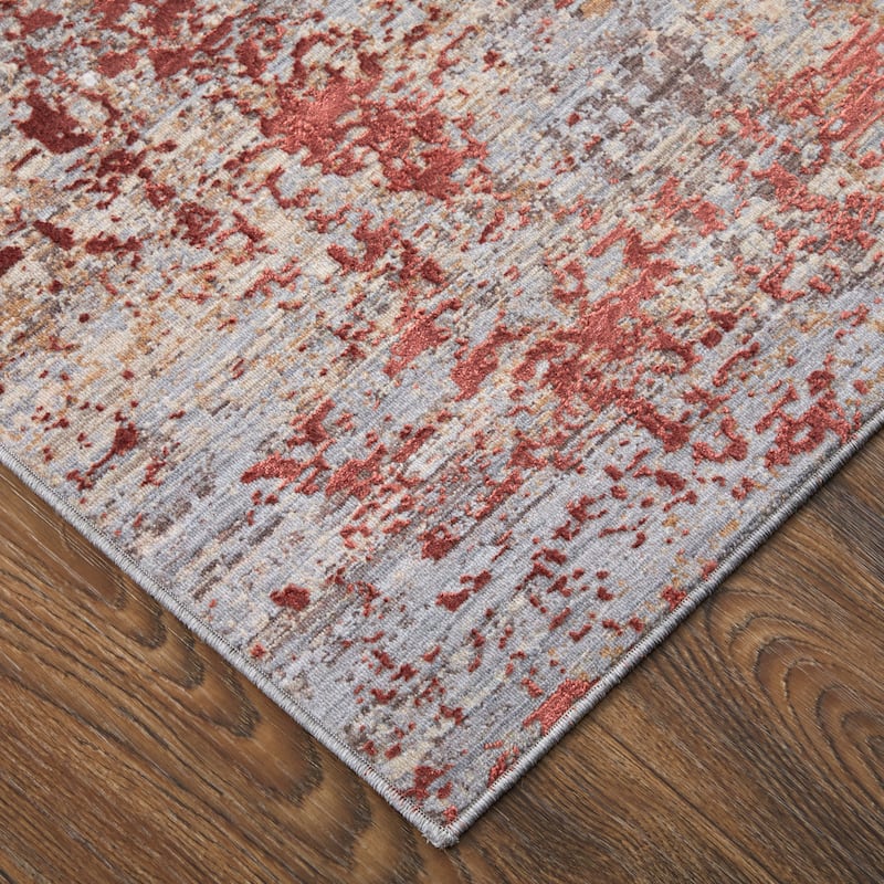 Grand Bazaar Breigh Machine Made Watercolor Modern Area Rug