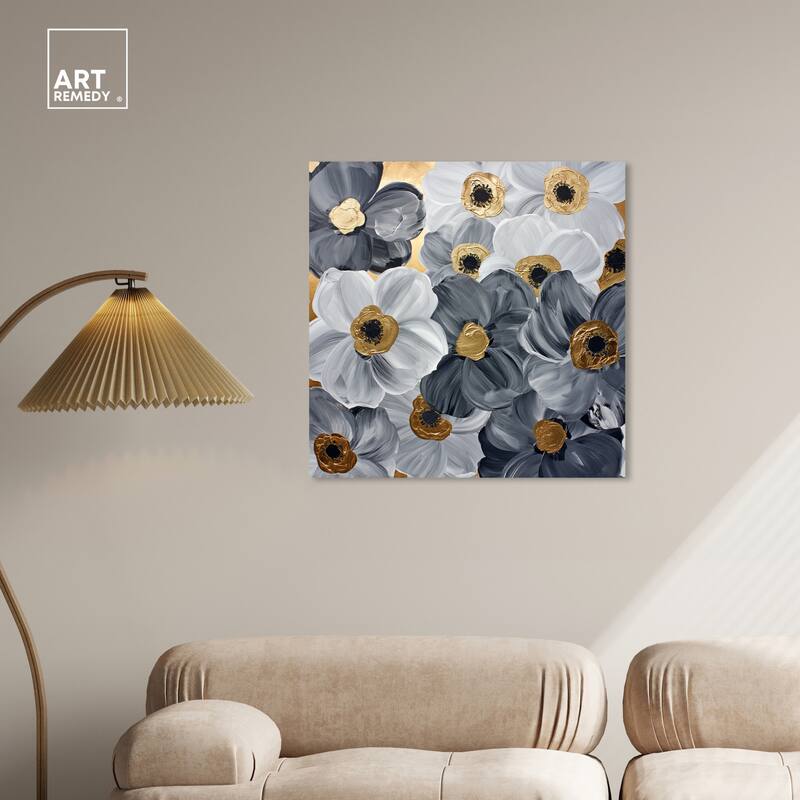 Art Remedy Fields And Fields Gallery Wrapped Floral Fine 1 Piece Canvas Wall Art