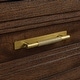 preview thumbnail 5 of 3, Marlow 5-Drawer Solid Red Oak Gentleman's Chest, Sable