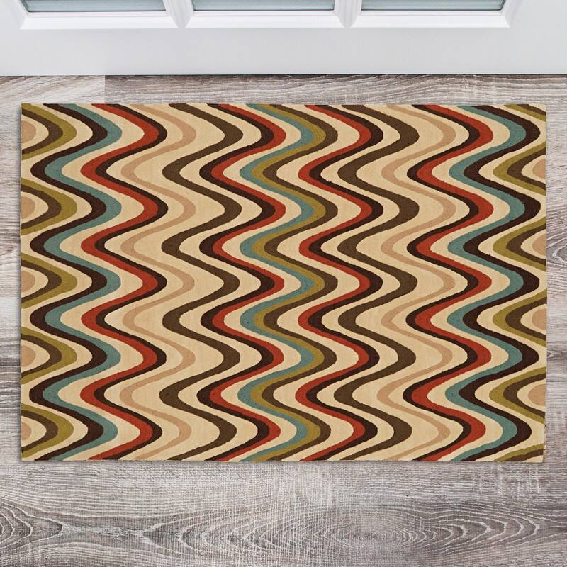 Hand Tufted Trio Miso Area Rug