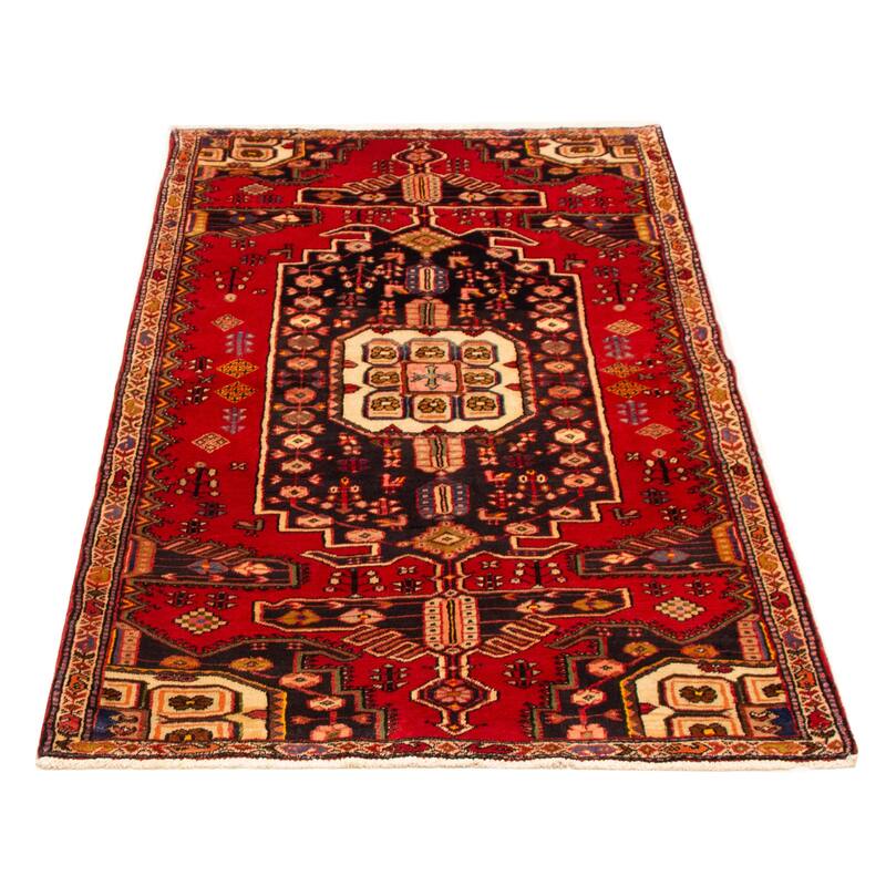 Andelz Red Rug 3'9" x 10'11" - 4'1 x 6'9