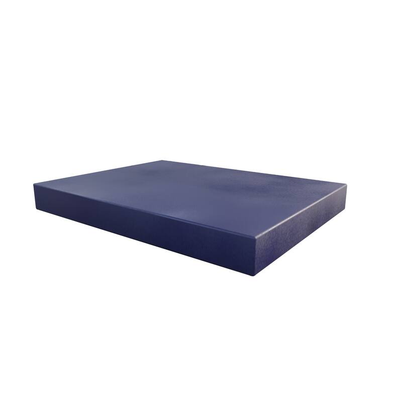 9-Inch Medium Firm Water-Resistance Foam Vinyl Mattress, Easy to Clean, Comfortable & Noise Free, Twin, Blue