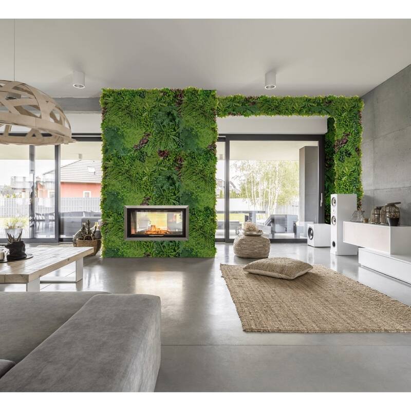 Artificial Foliage Firenze Wall Panels Indoor/Outdoor - Green