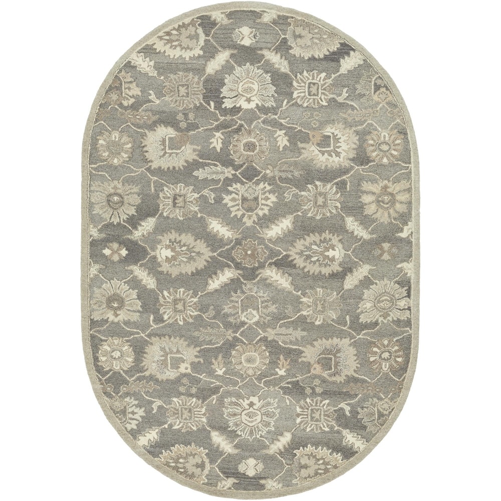 Livabliss Caesar Transitional Border Area Rug