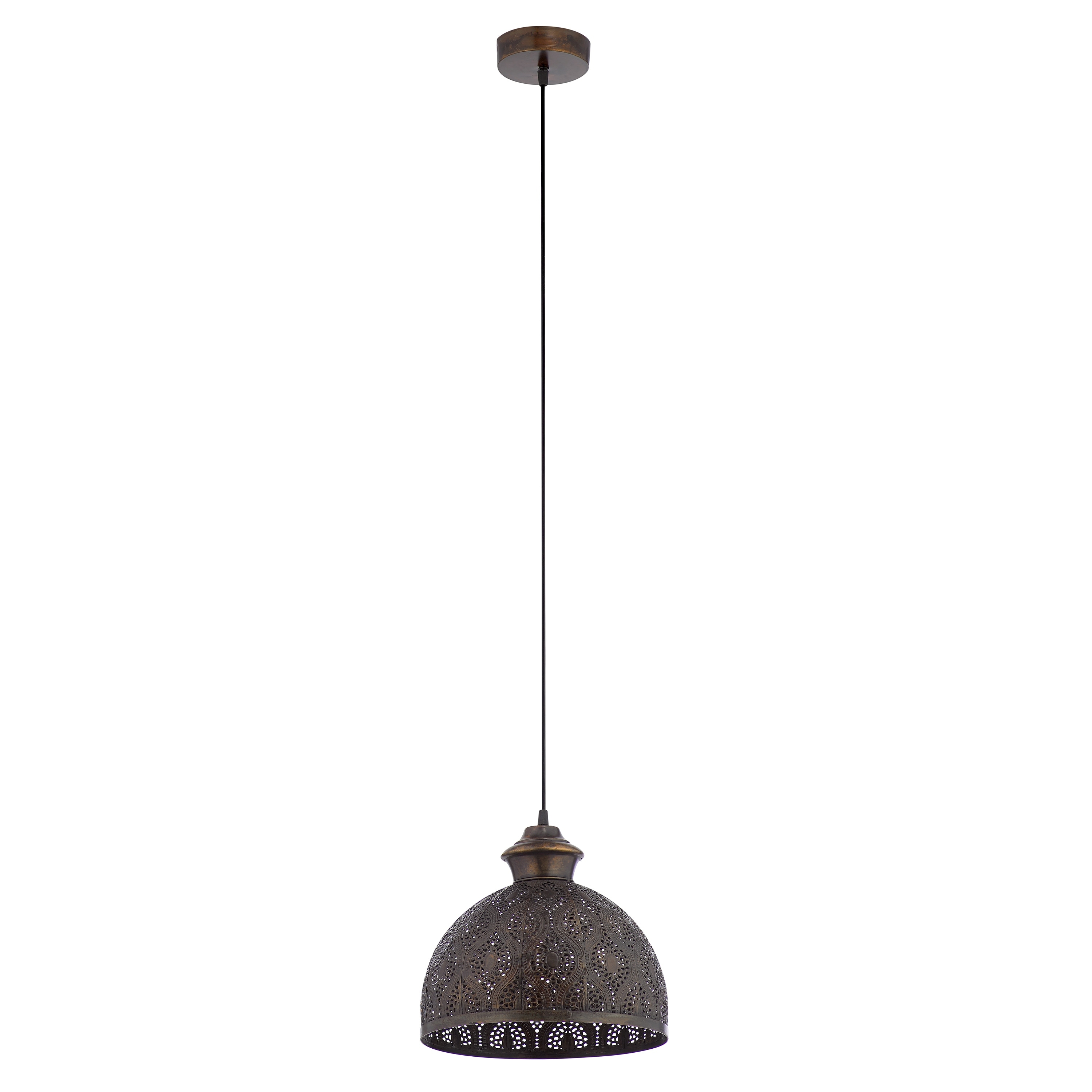 Metal bowl pendant shade sale