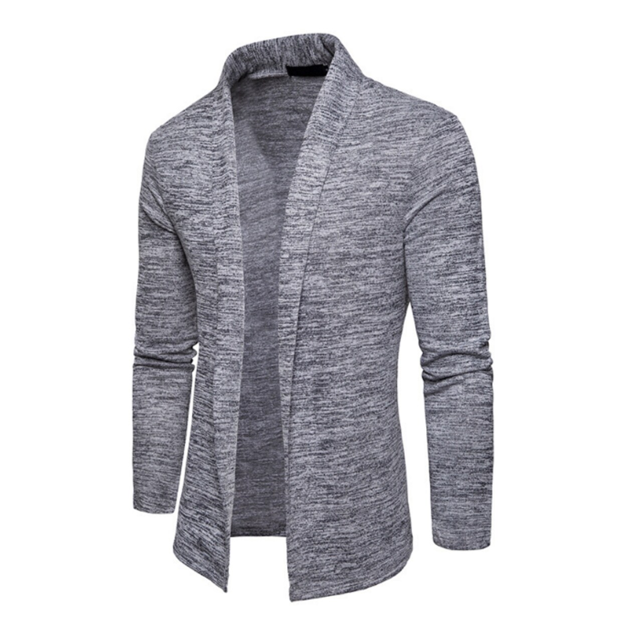 drape collar cardigan