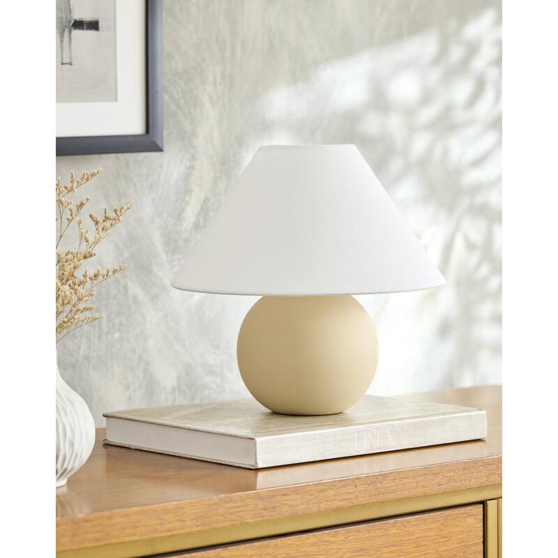 Livabliss Bajo Traditional Accent Table Lamp - Beige