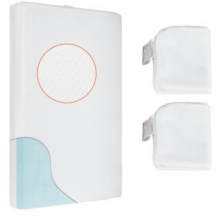 White Gel Foam Crib Mattress, Dual-Sided, Waterproof, Breathable - 24x38x3.1 inch