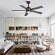 preview thumbnail 48 of 47, Airsurfer 52 in. Integrated LED Indoor Ceiling Fans with Light and Remote Control Included