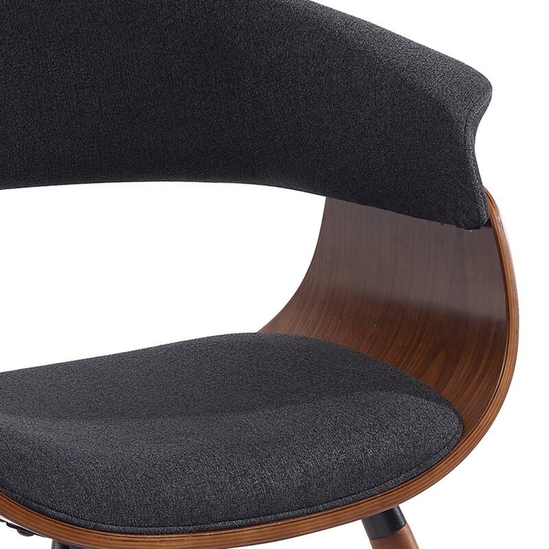 Mid-Century Fabric and Bentwood Accent/Dining Chair