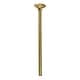 preview thumbnail 6 of 5, Kingston Brass Trimscape 17-Inch Rain Drop Shower Arm Brushed Brass