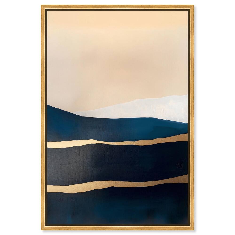 Golden Seam II Canvas by Art Remedy