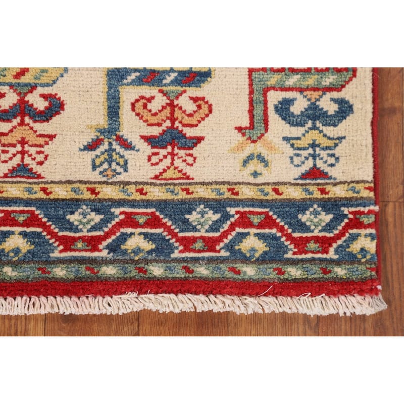 Animals Tribal Kazak Oriental Accent Rug Handmade Wool Carpet - 2'9" x 4'0"