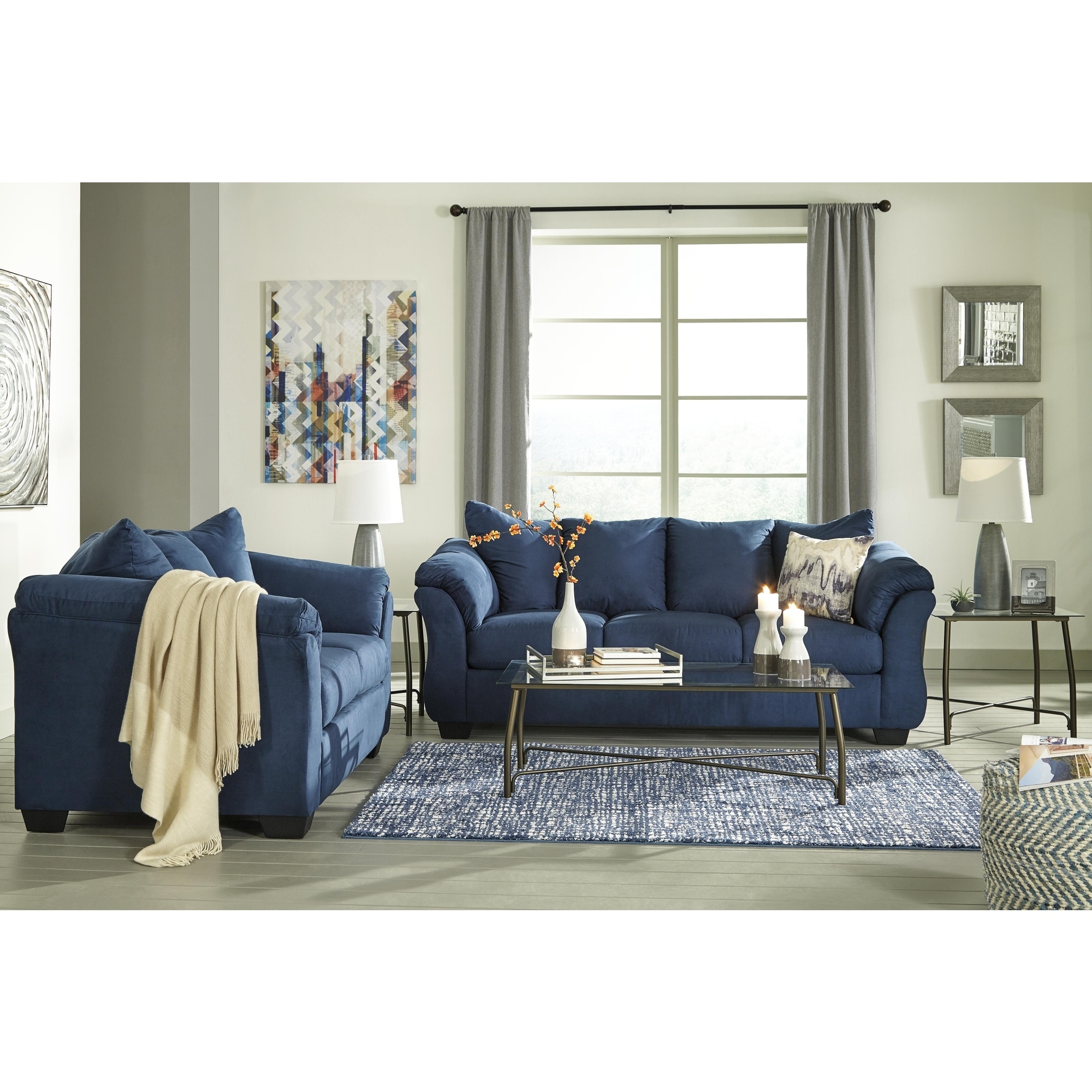 Signature Design by Ashley Darcy 2-Piece Upholstery Package - 87"W x 37"D x 37"H