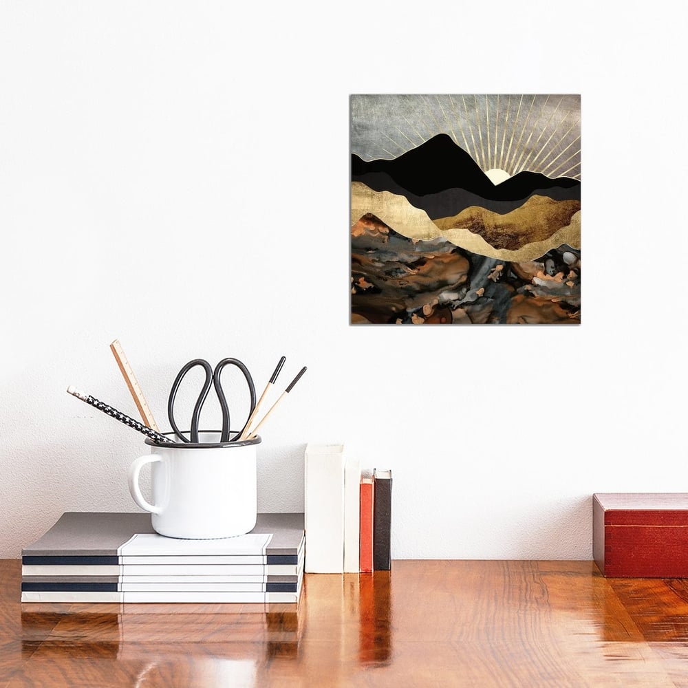 iCanvas "Copper and Gold Mountains" by SpaceFrog Designs Canvas Print