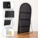 Classic Wood Arched Full Length Mirror with Stand, Floor Mirror - Bed ...